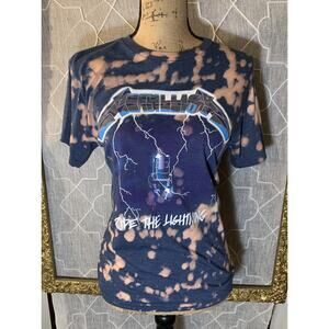 HANDMADE Vintage Metallica Tie Dye Bleach Merch Tour Shirt Tee Concert RARE 90’s